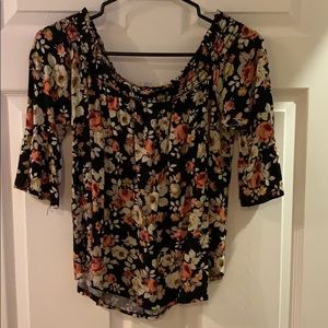 Off the shoulder blouse